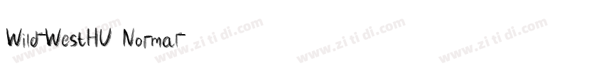 Wild-WestHU Normal字体转换